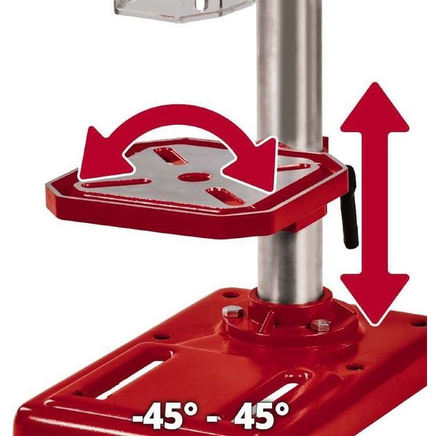 Einhell Верстат свердлильний TC-BD 500 350Вт D13мм 300-2410об·хв 14.31кг, фото , зображення 6 | SNABZHENIE.com.ua Einhell Верстат свердлильний TC-BD 500 350Вт D13мм 300-2410об·хв 14.31кг, фото , зображення 6 | SNABZHENIE.com.ua