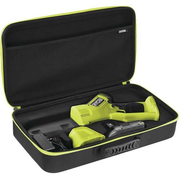 Ryobi Пила ланцюгова акумуляторна ONE+ HP RY18PSX15A-120T 18B 1х2А·год ЗП шина 15см безщіткова 6м/с 1.19кг кейс, фото , изображение 8 | SNABZHENIE.com.ua Ryobi Пила ланцюгова акумуляторна ONE+ HP RY18PSX15A-120T 18B 1х2А·год ЗП шина 15см безщіткова 6м/с 1.19кг кейс, фото , изображение 8 | SNABZHENIE.com.ua