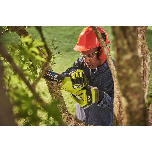 Ryobi Пила ланцюгова акумуляторна ONE+ HP RY18PSX15A-120T 18B 1х2А·год ЗП шина 15см безщіткова 6м/с 1.19кг кейс, фото , изображение 4 | SNABZHENIE.com.ua Ryobi Пила ланцюгова акумуляторна ONE+ HP RY18PSX15A-120T 18B 1х2А·год ЗП шина 15см безщіткова 6м/с 1.19кг кейс, фото , изображение 4 | SNABZHENIE.com.ua