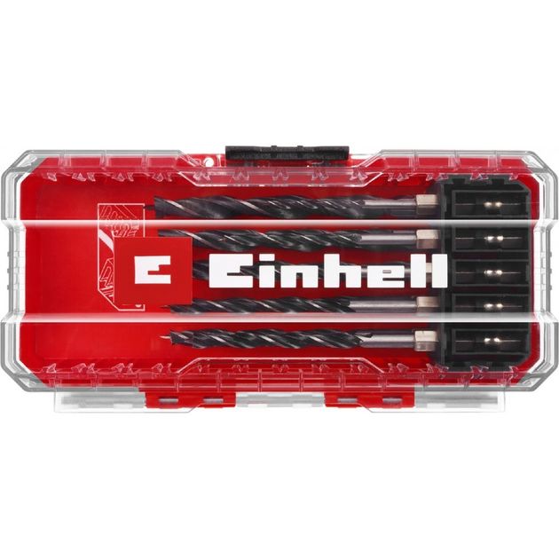Einhell Набір свердел по дереву, 10шт, 3-8мм, кейс, фото , изображение 9 | SNABZHENIE.com.ua Einhell Набір свердел по дереву, 10шт, 3-8мм, кейс, фото , изображение 9 | SNABZHENIE.com.ua