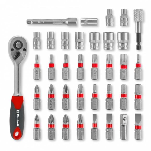 Einhell Набір біт і головок, 1/4" 4-13мм, 37шт, кейс, фото , изображение 6 | SNABZHENIE.com.ua Einhell Набір біт і головок, 1/4" 4-13мм, 37шт, кейс, фото , изображение 6 | SNABZHENIE.com.ua