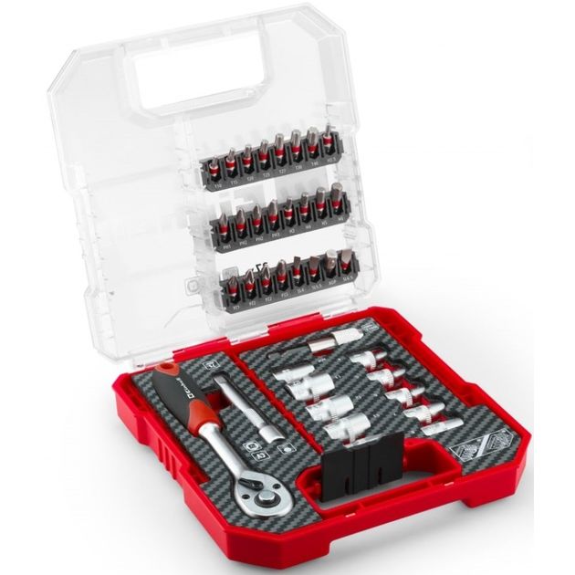 Einhell Набір біт і головок, 1/4" 4-13мм, 37шт, кейс, фото  | SNABZHENIE.com.ua