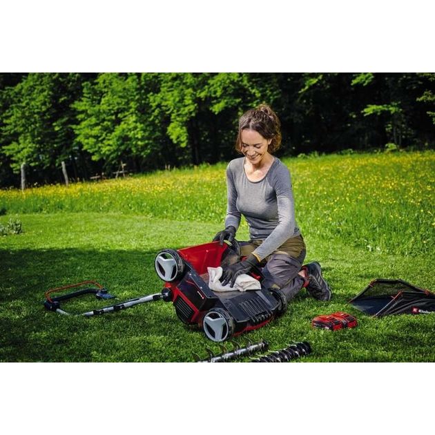 Einhell Аератор-скарифікатор акумуляторний GE-SA 36/35 Li - Solo 36В 35см безщітковий ножи 16шт 11.31кг (без АКБ та ЗП), фото , изображение 5 | SNABZHENIE.com.ua Einhell Аератор-скарифікатор акумуляторний GE-SA 36/35 Li - Solo 36В 35см безщітковий ножи 16шт 11.31кг (без АКБ та ЗП), фото , изображение 5 | SNABZHENIE.com.ua