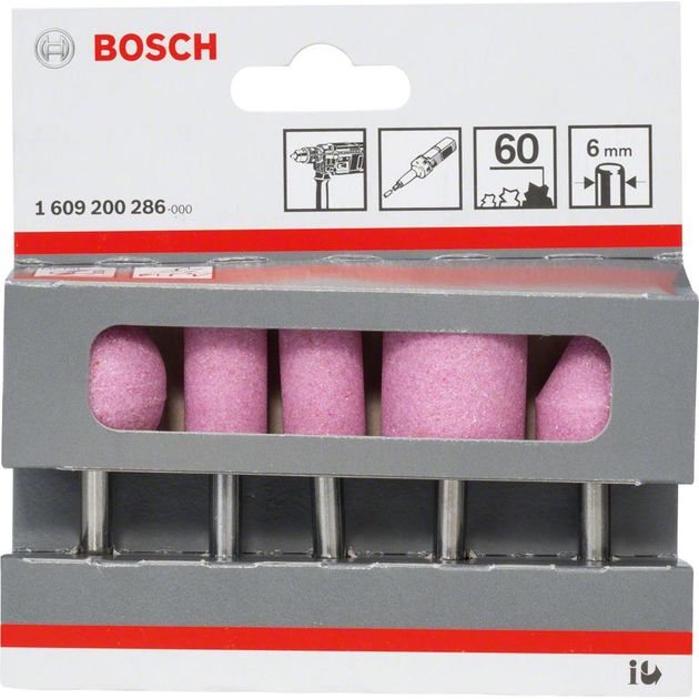 Bosch Штифти шліфувальні, набір 5шт, фото , изображение 3 | SNABZHENIE.com.ua