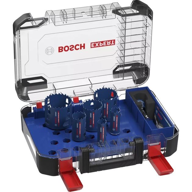 Bosch Коронки для роботи з міцними матеріалами Tough Material, 22-68мм, 9 шт, фото , изображение 3 | SNABZHENIE.com.ua Bosch Коронки для роботи з міцними матеріалами Tough Material, 22-68мм, 9 шт, фото , изображение 3 | SNABZHENIE.com.ua