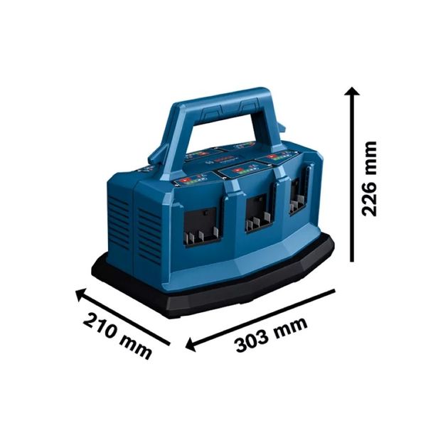 Bosch Зарядний пристрій GAL 18V6-80, 14.4/18В, 1.8кг, фото , изображение 3 | SNABZHENIE.com.ua Bosch Зарядний пристрій GAL 18V6-80, 14.4/18В, 1.8кг, фото , изображение 3 | SNABZHENIE.com.ua