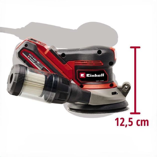 Einhell Шліфмашина ексцентрикова акумуляторна TP-RS 18/32 Li BL - Solo PXC 18В безщітков d125мм 1.12кг без АКБ та ЗП, фото , изображение 5 | SNABZHENIE.com.ua Einhell Шліфмашина ексцентрикова акумуляторна TP-RS 18/32 Li BL - Solo PXC 18В безщітков d125мм 1.12кг без АКБ та ЗП, фото , изображение 5 | SNABZHENIE.com.ua