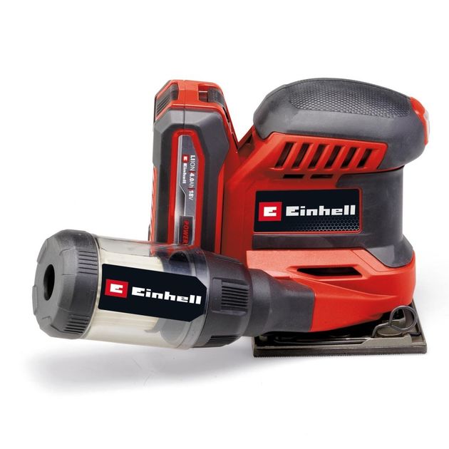 Einhell Шліфмашина вібраційна акумуляторна TE-OS 18/113 Li - Solo 18, 113х101мм 1.04кг без АКБ і ЗП, фото , зображення 4 | SNABZHENIE.com.ua Einhell Шліфмашина вібраційна акумуляторна TE-OS 18/113 Li - Solo 18, 113х101мм 1.04кг без АКБ і ЗП, фото , зображення 4 | SNABZHENIE.com.ua