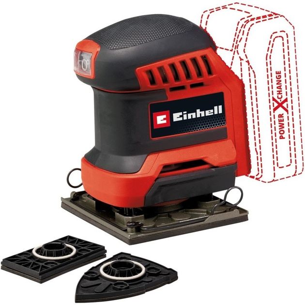 Einhell Шліфмашина вібраційна акумуляторна TE-OS 18/113 3X Li - Solo 18, 113х101мм 1.04кг без АКБ і ЗП, фото  | SNABZHENIE.com.ua