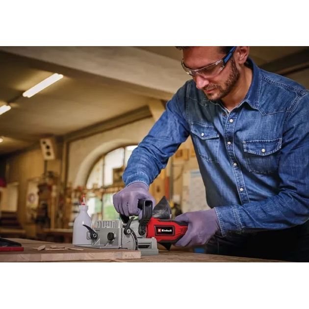 Einhell Фрезер ламельний TE-BJ 900 900Вт 11000об/хв диск 100х22мм макс. глиб. 20мм кабель 3м 2.65кг, фото , изображение 10 | SNABZHENIE.com.ua Einhell Фрезер ламельний TE-BJ 900 900Вт 11000об/хв диск 100х22мм макс. глиб. 20мм кабель 3м 2.65кг, фото , изображение 10 | SNABZHENIE.com.ua
