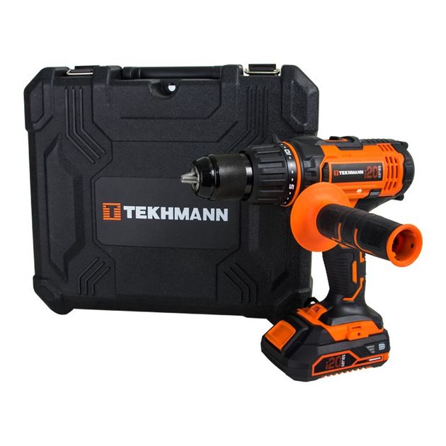 TEKHMANN Шурупокрут-дриль акумуляторний TCD-60/i20 kit 20В 1x2А·год 60Нм 440·1650об·хв 1.55кг, фото , зображення 7 | SNABZHENIE.com.ua TEKHMANN Шурупокрут-дриль акумуляторний TCD-60/i20 kit 20В 1x2А·год 60Нм 440·1650об·хв 1.55кг, фото , зображення 7 | SNABZHENIE.com.ua