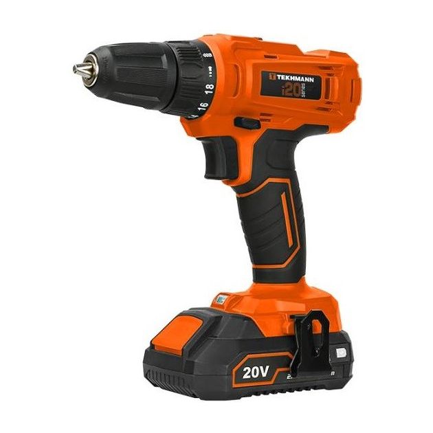 TEKHMANN Шурупокрут-дриль акумуляторний TCD-30/i20 KIT 20В 30 Нм 1x2.0А·год 0-400·1500об·хв 1.7кг, фото  | SNABZHENIE.com.ua