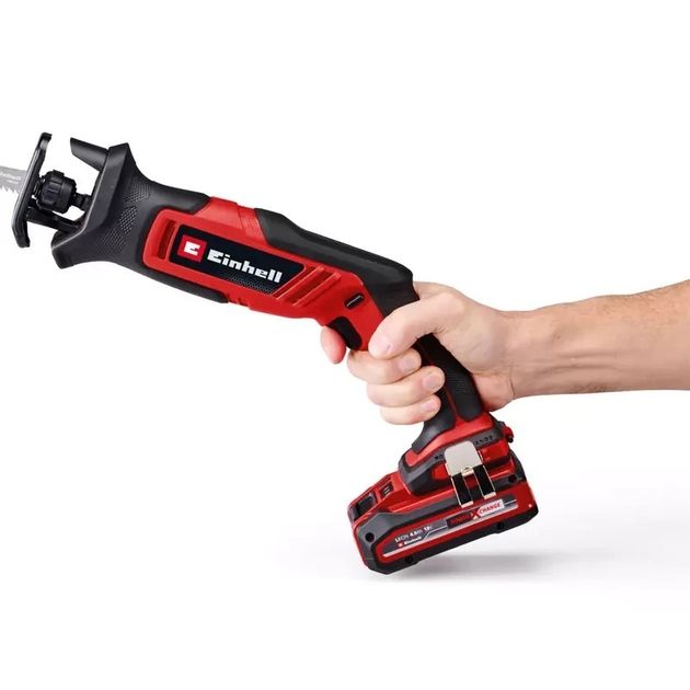 Einhell Пила шабельна акумуляторна TE-AP 18/13 Li - Solo PXC 18В пропил 50мм хід 13мм 1.13кг без АКБ та ЗП, фото , изображение 6 | SNABZHENIE.com.ua Einhell Пила шабельна акумуляторна TE-AP 18/13 Li - Solo PXC 18В пропил 50мм хід 13мм 1.13кг без АКБ та ЗП, фото , изображение 6 | SNABZHENIE.com.ua