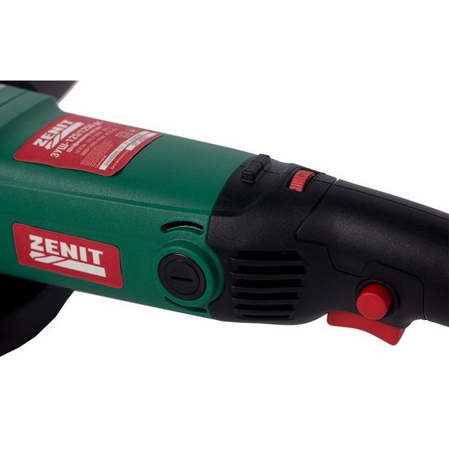 ZENIT Шліфмашина кутова ЗУШ-125/1250 рс 125мм 1250ВТ 3000-11000об·хв 2.1кг, фото , изображение 8 | SNABZHENIE.com.ua ZENIT Шліфмашина кутова ЗУШ-125/1250 рс 125мм 1250ВТ 3000-11000об·хв 2.1кг, фото , изображение 8 | SNABZHENIE.com.ua