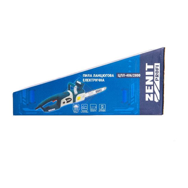 ZENIT Пила ланцюгова мережева Профі ЦПЛ-406/2800 2800Вт 40см 5.45кг, фото , зображення 6 | SNABZHENIE.com.ua