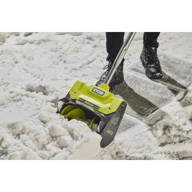 Ryobi Снігоприбирач акумуляторний ONE+ RY18ST25A-140 18В акб 1х4А·год ширина 25см викид 6м глибина 15см 5.3кг, фото , зображення 5 | SNABZHENIE.com.ua Ryobi Снігоприбирач акумуляторний ONE+ RY18ST25A-140 18В акб 1х4А·год ширина 25см викид 6м глибина 15см 5.3кг, фото , зображення 5 | SNABZHENIE.com.ua