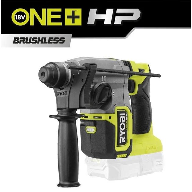 Ryobi Перфоратор акумуляторний RSDS18X-0 ONE+ НР SDS-plus 18В 2.5Дж 4 режими 2.5кг без АКБ та ЗП, фото , изображение 6 | SNABZHENIE.com.ua Ryobi Перфоратор акумуляторний RSDS18X-0 ONE+ НР SDS-plus 18В 2.5Дж 4 режими 2.5кг без АКБ та ЗП, фото , изображение 6 | SNABZHENIE.com.ua