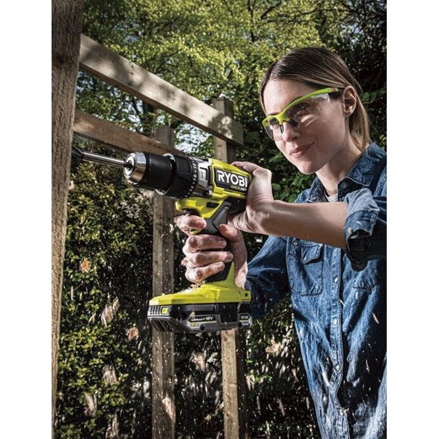 Ryobi Шурупокрут-дриль ударний акумуляторний ONE+ HP RPD18X-242S 18В 1х2А·год 1х4А·год ЗП 95Нм 500·2100об·хв 1.3кг сумка, фото , зображення 3 | SNABZHENIE.com.ua Ryobi Шурупокрут-дриль ударний акумуляторний ONE+ HP RPD18X-242S 18В 1х2А·год 1х4А·год ЗП 95Нм 500·2100об·хв 1.3кг сумка, фото , зображення 3 | SNABZHENIE.com.ua