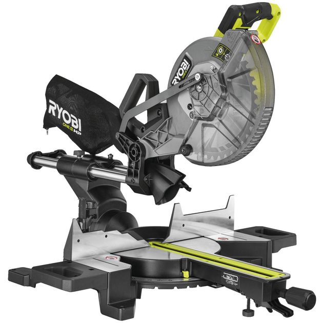 Ryobi Пила торцювальна RMS18254X-0, акумуляторна, 18В ONE+ НР, з протяжкою, диск 254мм, 14кг, без АКБ та ЗП, фото  | SNABZHENIE.com.ua