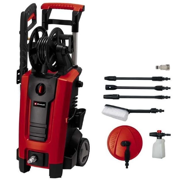 Einhell Мінімийка високого тиску TE-HP 140, 1900Вт, 140бар, 420л/год, шланг 5м, 11.5кг, фото , изображение 2 | SNABZHENIE.com.ua Einhell Мінімийка високого тиску TE-HP 140, 1900Вт, 140бар, 420л/год, шланг 5м, 11.5кг, фото , изображение 2 | SNABZHENIE.com.ua