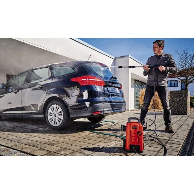 Einhell Мінімийка високого тиску TC-HP 130, 1500Вт, 130бар, 390л/год, шланг 5м, 5.1кг, фото , изображение 8 | SNABZHENIE.com.ua Einhell Мінімийка високого тиску TC-HP 130, 1500Вт, 130бар, 390л/год, шланг 5м, 5.1кг, фото , изображение 8 | SNABZHENIE.com.ua