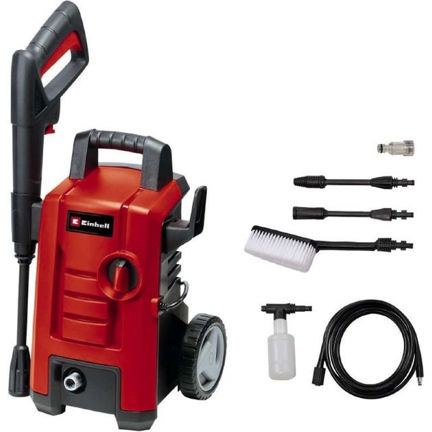 Einhell Мінімийка високого тиску TC-HP 130, 1500Вт, 130бар, 390л/год, шланг 5м, 5.1кг, фото  | SNABZHENIE.com.ua