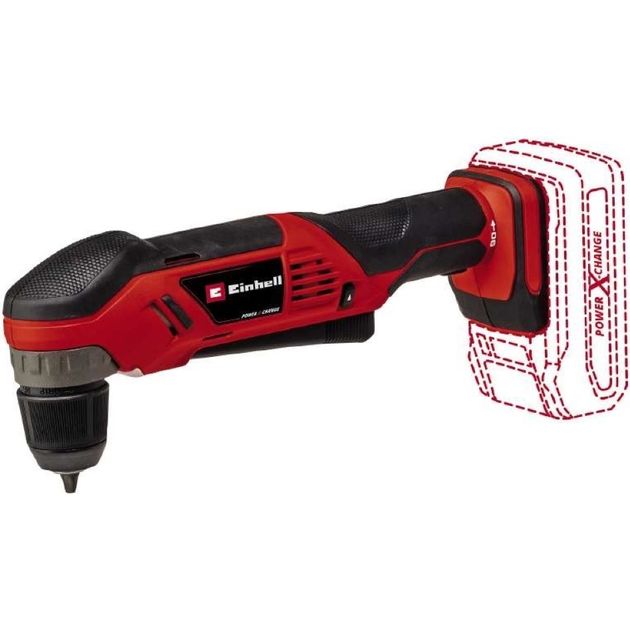 Einhell Дриль кутова акумуляторна TE-AD 18 Li - Solo PXC 18В 1100 об·хв 45Нм патрон 10мм 1.22кг без АКБ та ЗП, фото  | SNABZHENIE.com.ua