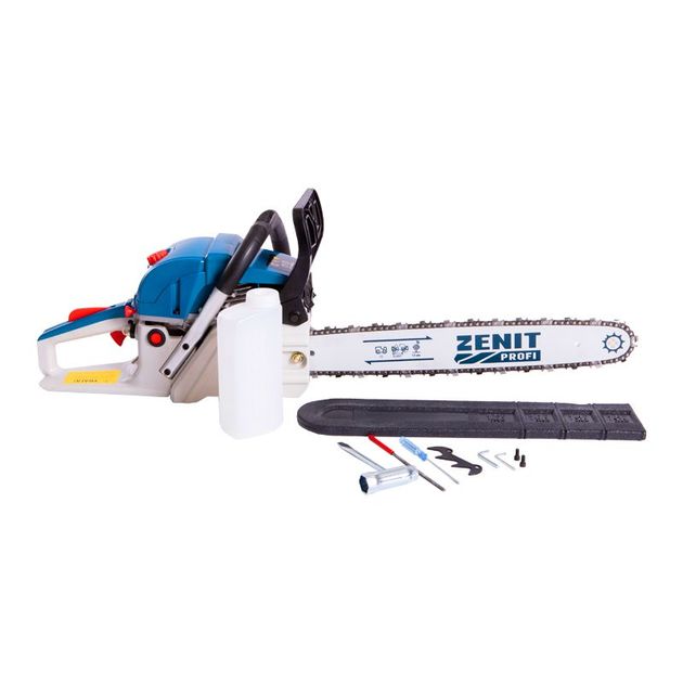 ZENIT Пила ланцюгова бензинова Профі БПЛ-455/2600 45см 52см3 6.5кг, фото , зображення 3 | SNABZHENIE.com.ua