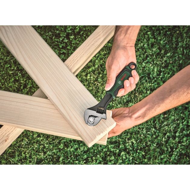 Bosch Ключ розвідний, робочий діапазон 0-32мм, 208мм, CrV, фото , зображення 4 | SNABZHENIE.com.ua