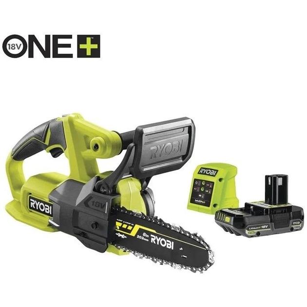 Ryobi Пила ланцюгова акумуляторна ONE+ RY18CS20A-125 18В акб 1х2.5А·год ЗП 20см 2.3кг, фото  | SNABZHENIE.com.ua