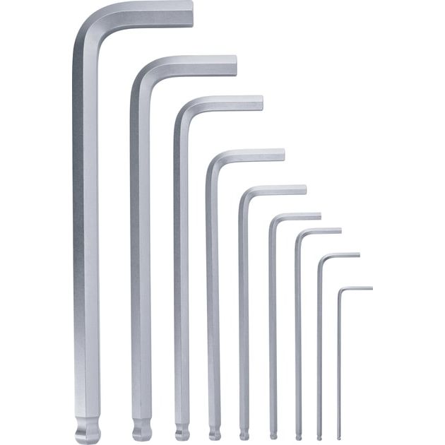 Bosch Ключі шестигранні, набір 9шт, кулястий наконечник, 1.5-10мм, CrV, фото , зображення 6 | SNABZHENIE.com.ua Bosch Ключі шестигранні, набір 9шт, кулястий наконечник, 1.5-10мм, CrV, фото , зображення 6 | SNABZHENIE.com.ua