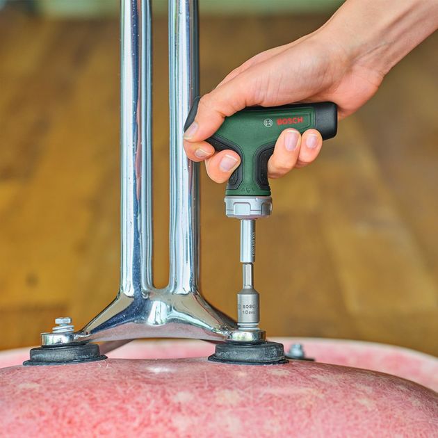 Bosch Викрутка з тріскачкою, т-подлібне руків'я, 20 насадок, 109мм, кейс, сталь CrV, фото , изображение 6 | SNABZHENIE.com.ua