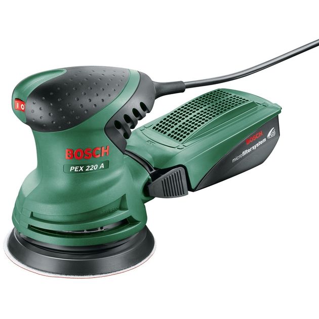 Bosch Шліфмашина ексцентрикова PEX 220 A 220Вт 125мм 24000об·хв 1.2кг, фото  | SNABZHENIE.com.ua