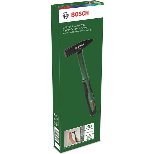 Bosch Молоток слюсарний 300г 30см руків'я скловолокно, фото , зображення 5 | SNABZHENIE.com.ua Bosch Молоток слюсарний 300г 30см руків'я скловолокно, фото , зображення 5 | SNABZHENIE.com.ua