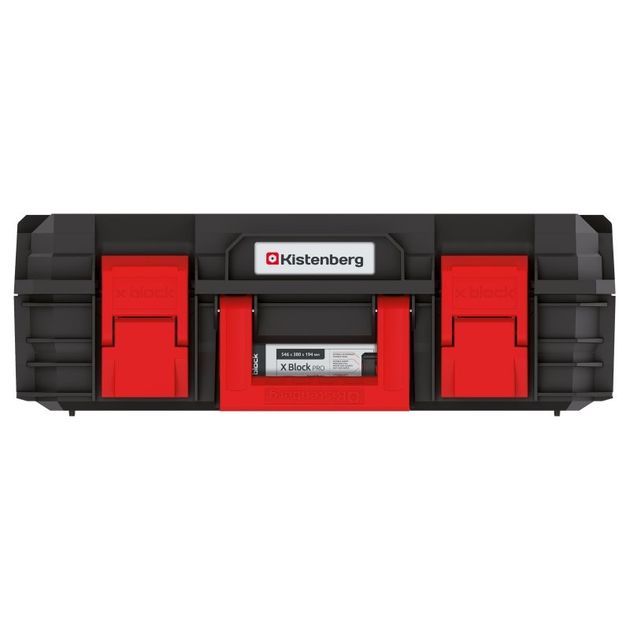 Kistenberg Ящик-органайзер для інструментів X Block PRO, 21", 6 контейнерів, 54.6*38*19.4см, пластик, фото , зображення 4 | SNABZHENIE.com.ua Kistenberg Ящик-органайзер для інструментів X Block PRO, 21", 6 контейнерів, 54.6*38*19.4см, пластик, фото , зображення 4 | SNABZHENIE.com.ua
