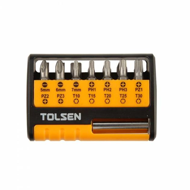 Tolsen Биты, набор 15шт, удлинитель магнитный, SL, PH, PZ, T, кейс, фото , зображення 3 | SNABZHENIE.com.ua Tolsen Биты, набор 15шт, удлинитель магнитный, SL, PH, PZ, T, кейс, фото , зображення 3 | SNABZHENIE.com.ua