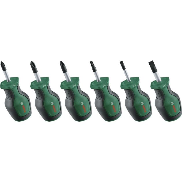 Bosch Викрутки набір 6шт, PH, PZ, TX, SL, сталь CrV, фото , зображення 2 | SNABZHENIE.com.ua Bosch Викрутки набір 6шт, PH, PZ, TX, SL, сталь CrV, фото , зображення 2 | SNABZHENIE.com.ua