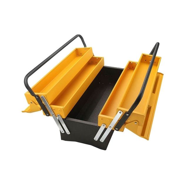 Tolsen Ящик для інструменту Профі, 2 розсувні секцій, 3 рівня, 49.5x20x29см, метал, 5.1кг, фото , зображення 3 | SNABZHENIE.com.ua Tolsen Ящик для інструменту Профі, 2 розсувні секцій, 3 рівня, 49.5x20x29см, метал, 5.1кг, фото , зображення 3 | SNABZHENIE.com.ua