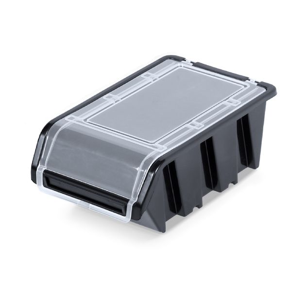 Kistenberg Контейнер для зберігання з кришкою TRUCK PLUS, 19.5*12*9см, пластик, чорний, фото , зображення 2 | SNABZHENIE.com.ua Kistenberg Контейнер для зберігання з кришкою TRUCK PLUS, 19.5*12*9см, пластик, чорний, фото , зображення 2 | SNABZHENIE.com.ua