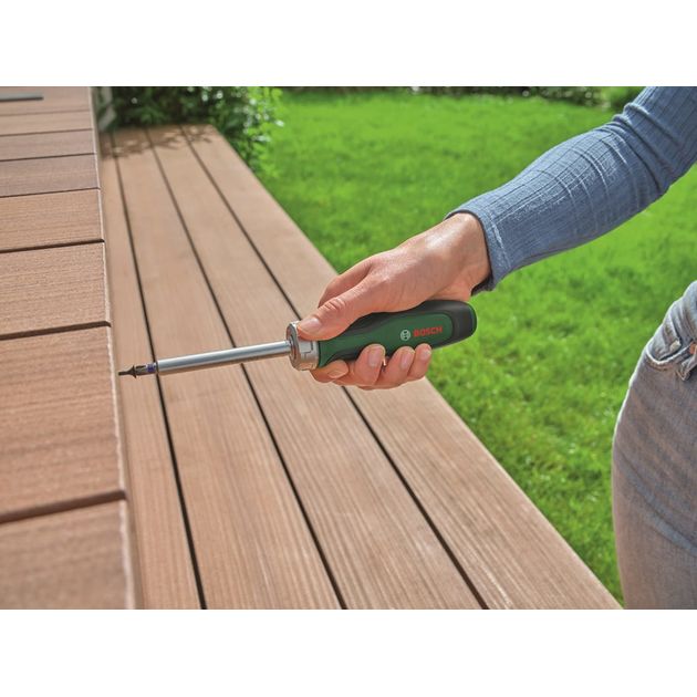 Bosch Викрутка з тріскачкою, 205мм, сталь CrV, фото , зображення 4 | SNABZHENIE.com.ua Bosch Викрутка з тріскачкою, 205мм, сталь CrV, фото , зображення 4 | SNABZHENIE.com.ua