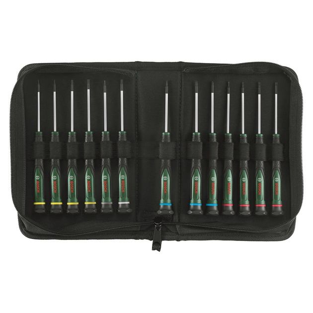 Bosch Набір високоточних викруток Bosch 13 шт, сталь CrV, фото , изображение 4 | SNABZHENIE.com.ua