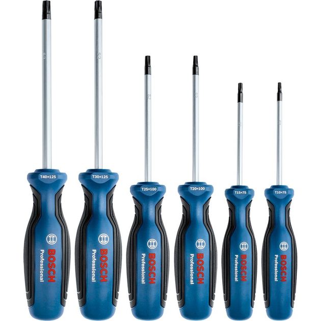 Bosch Викрутка набір 6шт, SL 4.5, 5.5, 6.5, PH1, PH2, фото , зображення 2 | SNABZHENIE.com.ua Bosch Викрутка набір 6шт, SL 4.5, 5.5, 6.5, PH1, PH2, фото , зображення 2 | SNABZHENIE.com.ua