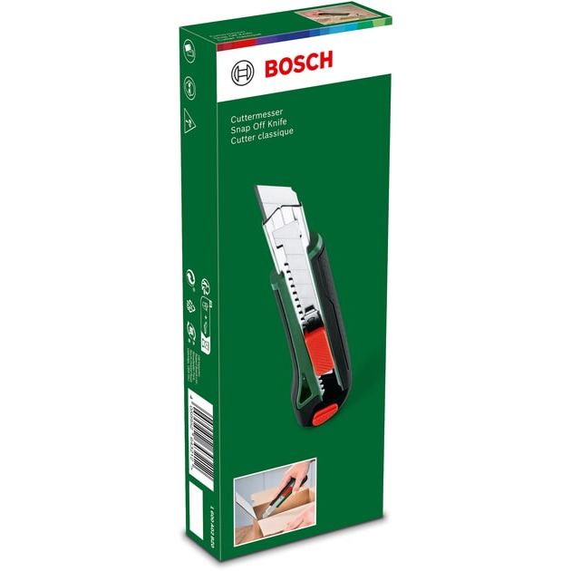 Bosch Ніж, сегментоване лезо, корпус пластик, 195мм, фото , изображение 6 | SNABZHENIE.com.ua