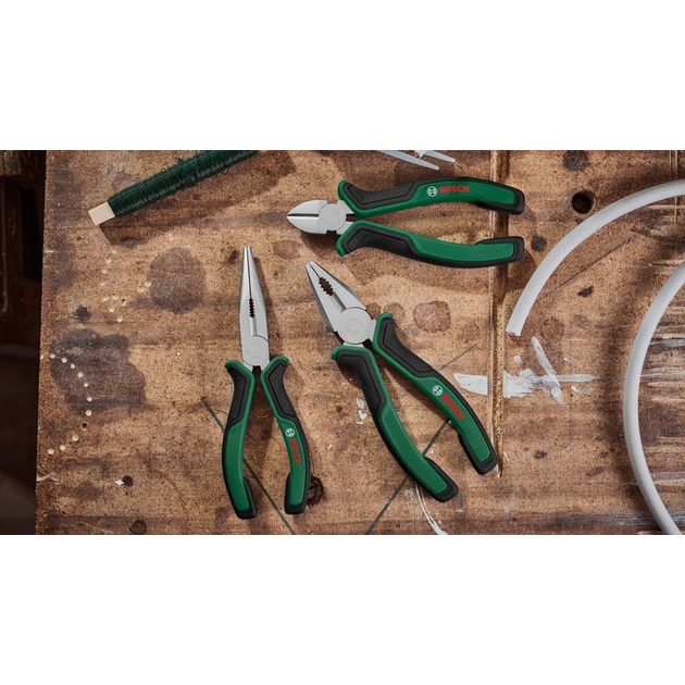 Bosch Плоскогубці набір 3 шт, комбіновані, подовжені, бокорізи, фото , зображення 3 | SNABZHENIE.com.ua Bosch Плоскогубці набір 3 шт, комбіновані, подовжені, бокорізи, фото , зображення 3 | SNABZHENIE.com.ua