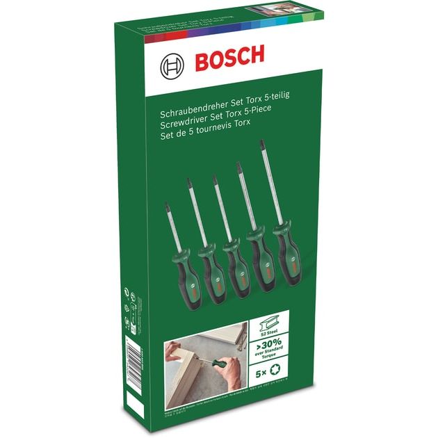 Bosch Викрутки Torx набір 5шт, T10, 15, 20, 25, 30, фото , изображение 10 | SNABZHENIE.com.ua