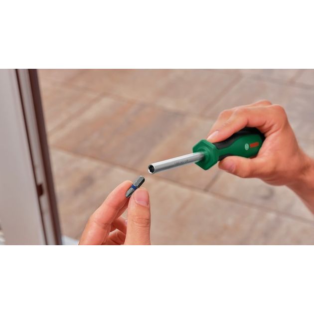 Bosch Викрутка 12 насадок, Tx, PZ, PH, SL, HEX, фото , изображение 5 | SNABZHENIE.com.ua