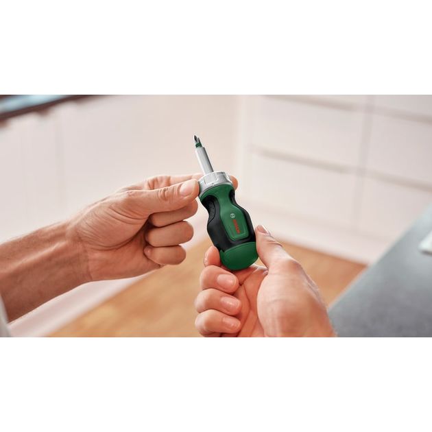 Bosch Викрутка з тріскачкою 6 насадок, фото , изображение 3 | SNABZHENIE.com.ua