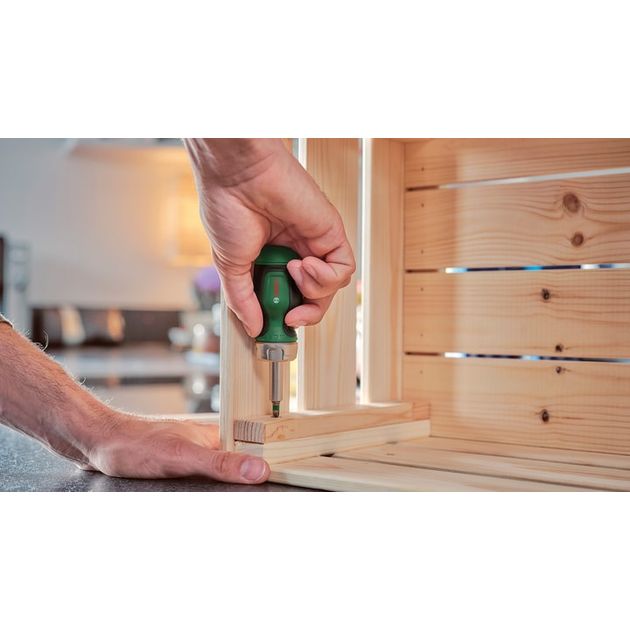 Bosch Викрутка з тріскачкою 6 насадок, фото , изображение 4 | SNABZHENIE.com.ua