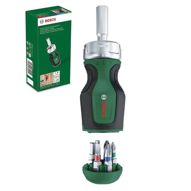 Bosch Викрутка з тріскачкою 6 насадок, фото , изображение 7 | SNABZHENIE.com.ua