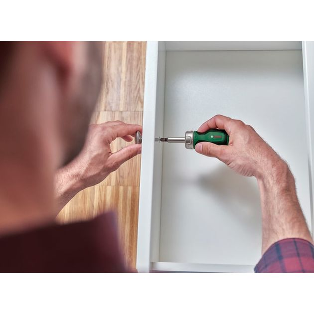 Bosch Викрутка з храповиком 6 насадок, фото , изображение 6 | SNABZHENIE.com.ua